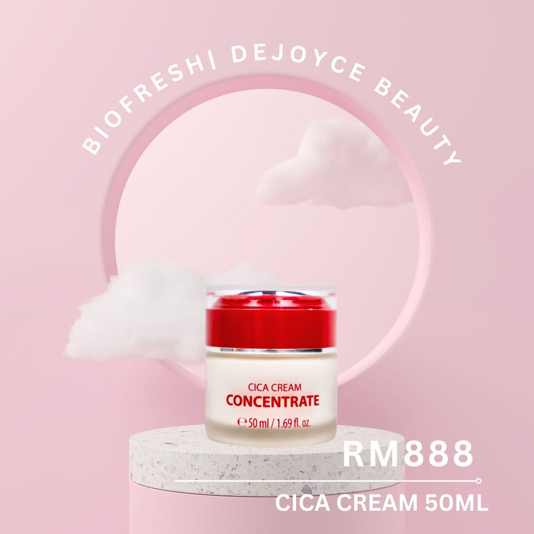 “The gentle power of roses”– CICA cream concentrate   积雪草浓缩面霜  (50ML)